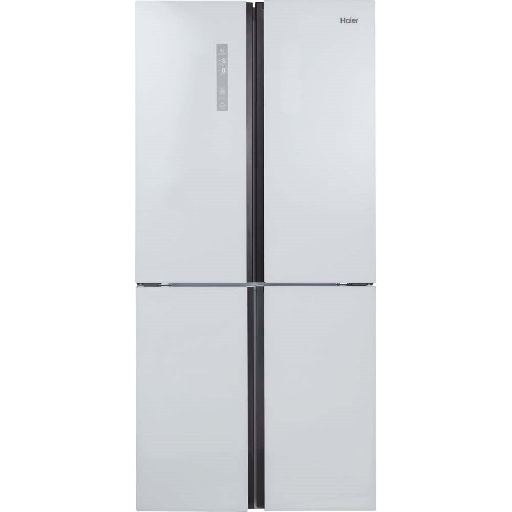 מקרר 4 דלתות זכוכית לבנה Haier HRF6200FW