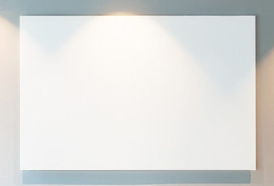 לוח מחיק זכוכית מגנטי בתלייה נסתרת מגוון מידות דגם פריים