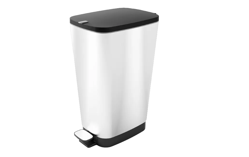 פח אשפה שיק עם פדל 50 ליטר -