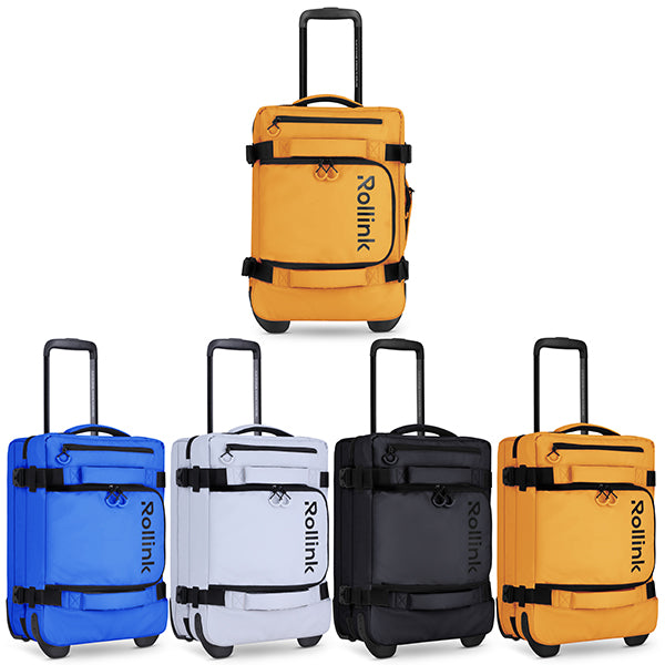 Pack&Roll - תיק דאפל טרולי רך 21" מתאים לעלייה למטוס של מותג המזוודות החכמות Rollink