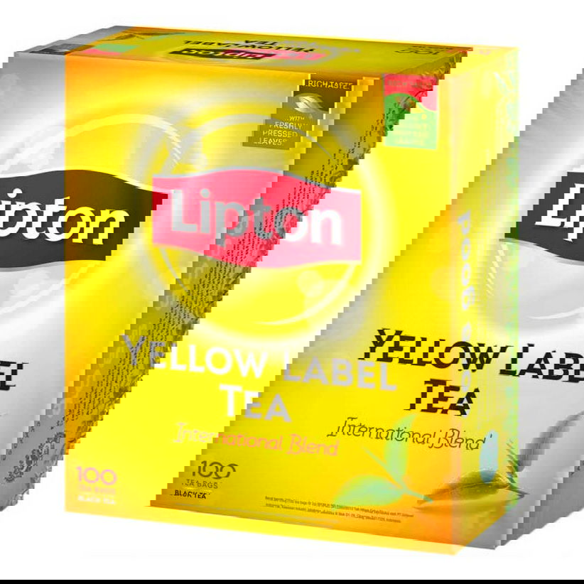 תה שחור ליפטון 100 יח'