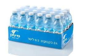 24 בקבוקי מים 0.5 ליטר מי עדן