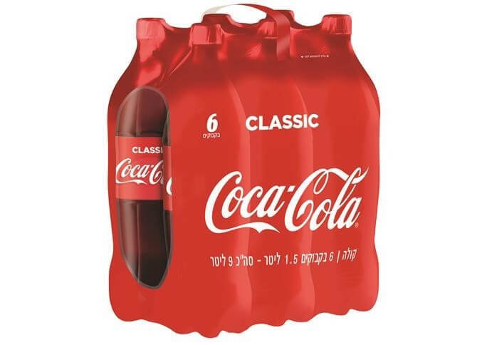 שישייה קוקה קולה 1.5 ליטר