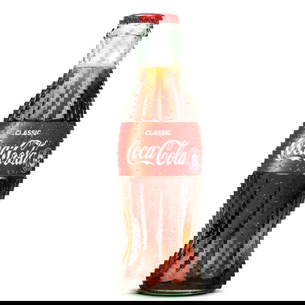 24 בקבוקי זכוכית קוקה קולה 350 מ"ל