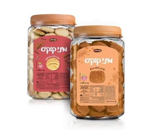 עוגיות מיני קוקיס מגוון טעמים 600 גרם
