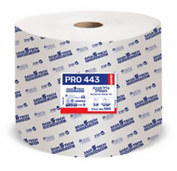 גליל מגבת תעשייתי PRO COMFORT נייר איכותי חד שכבתי דגם 443