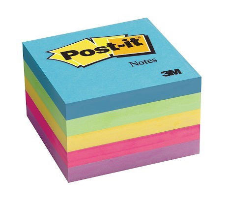 מארז מזכריות צבעוניות 5 צבעים גודל 75/75 POST IT מקורי