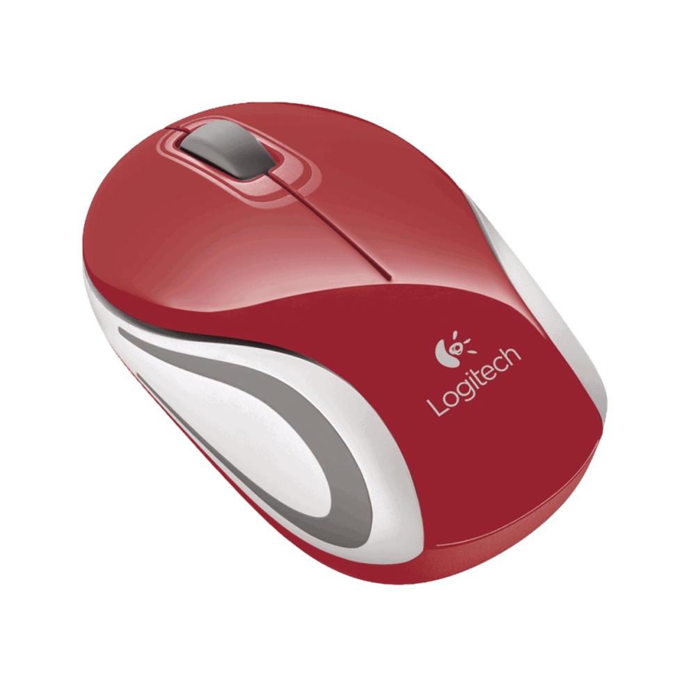 עכבר אלחוטי LOGITECH MINI M187 RETAIL אדום