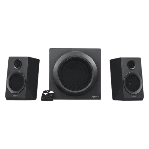 רמקולים LOGITECH 2.1 MULTIMEDIA Z333 RETAIL שחור