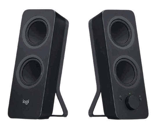 רמקולי סטריאו בלוטוס Z207 למחשב מבית LOGITECH שחור