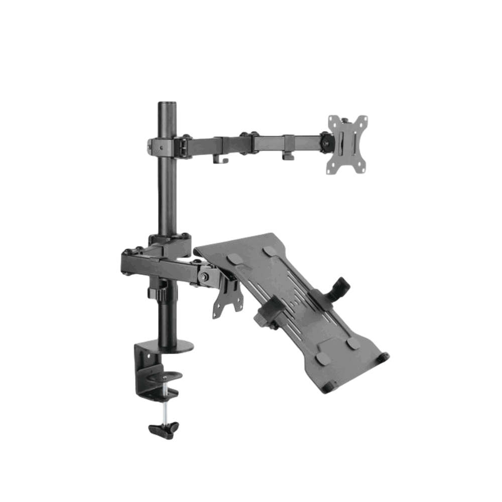 זרוע שולחנית/מחשב נייד וצג