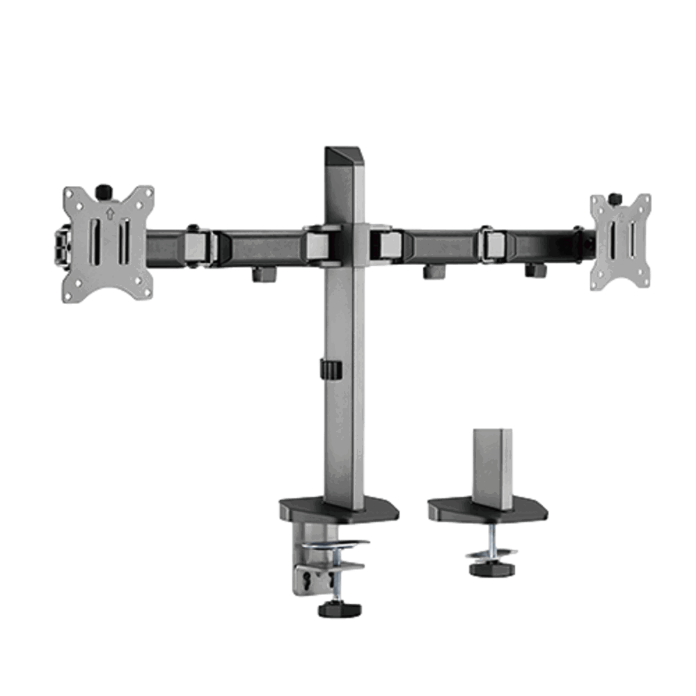 זרוע שולחנית לשני מסכים