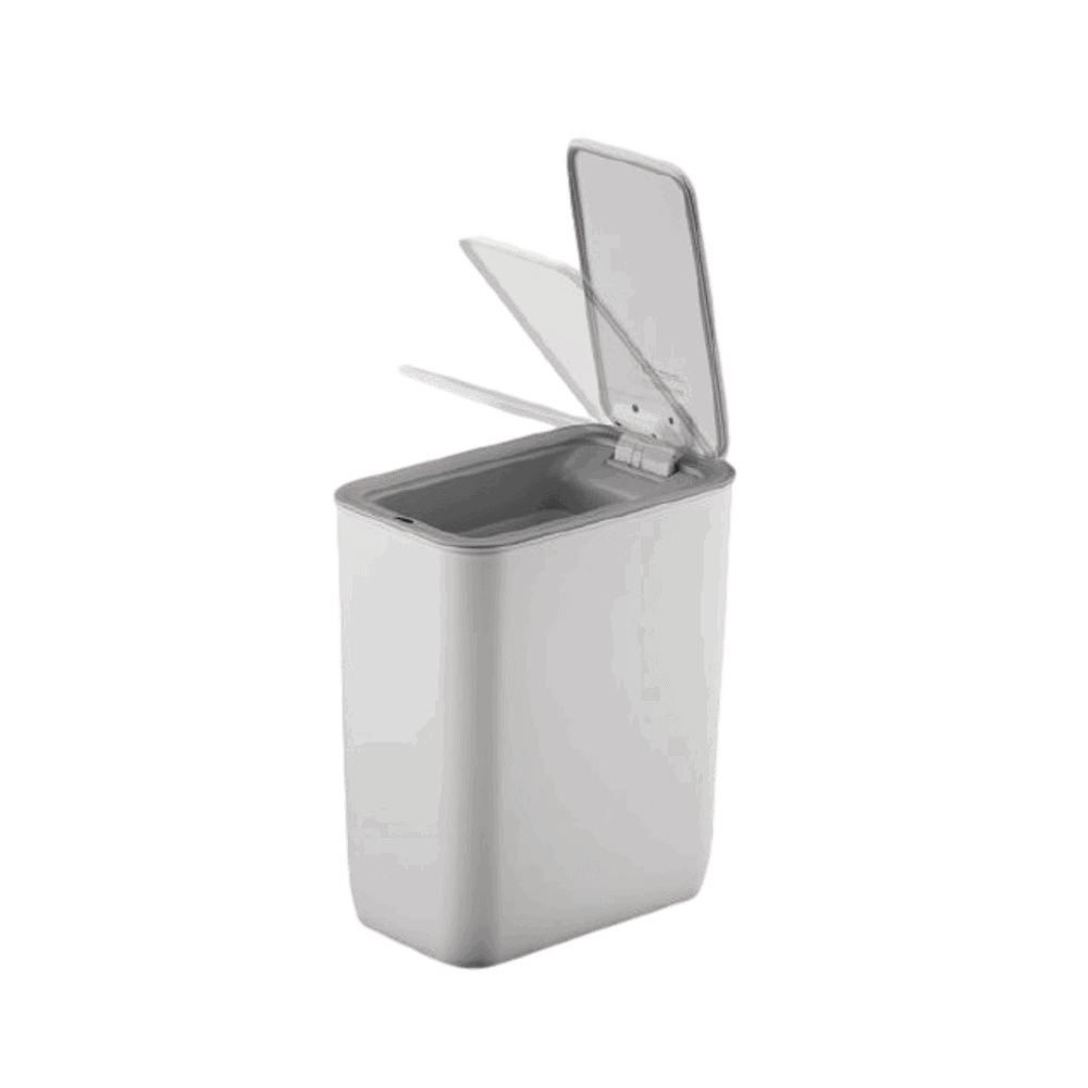 פח סנסור לשירותים ולאמבטיה EKO EK6287P-WH-8L לבן