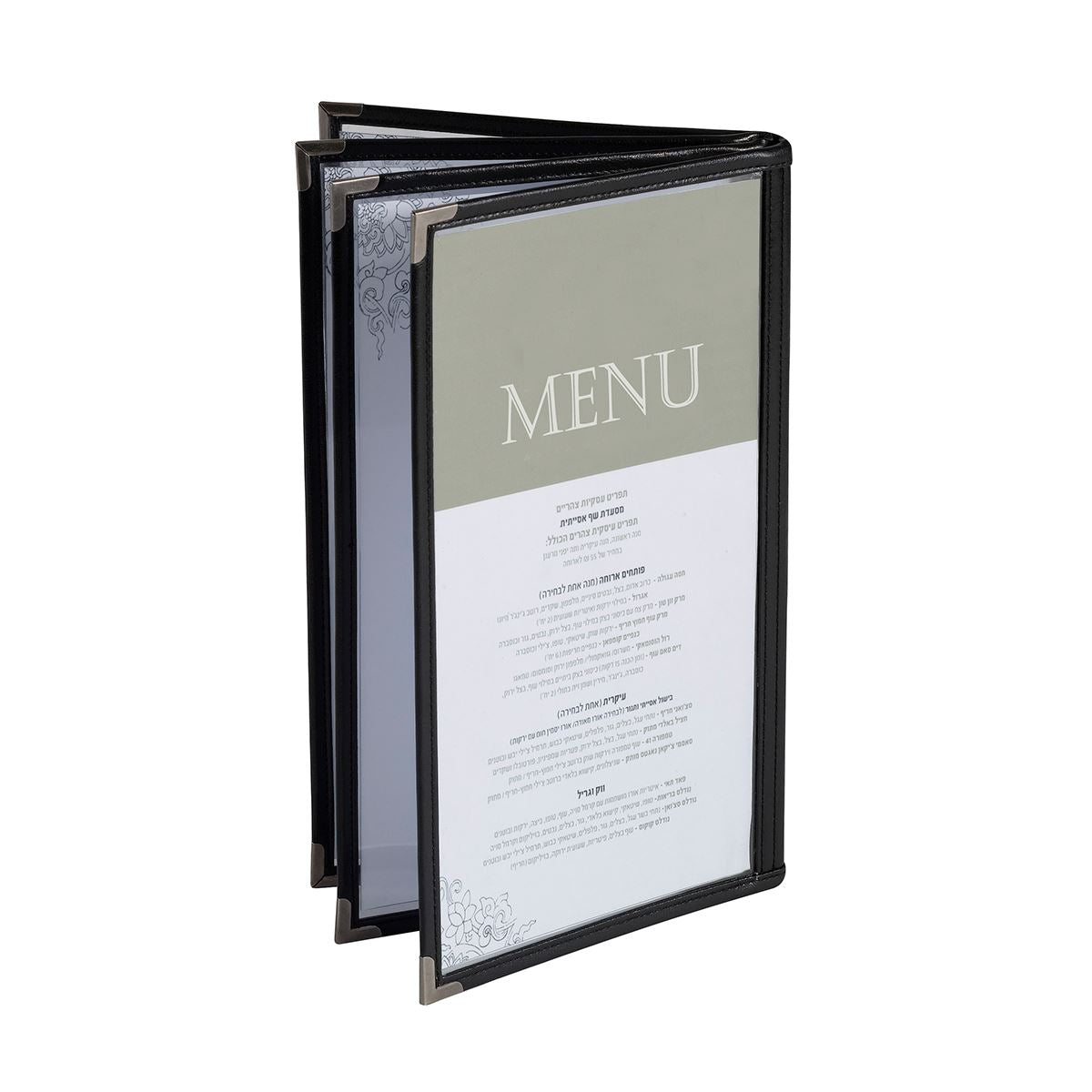 10 יח' אוגדן שקוף 4 כנפיים 12.4996