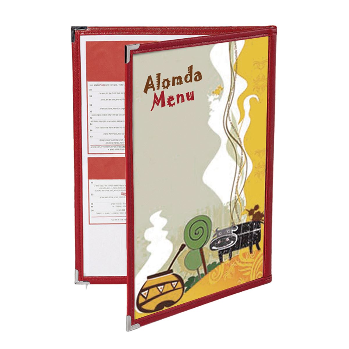 10 יח' אוגדן A4 שקוף כפול 12.5995