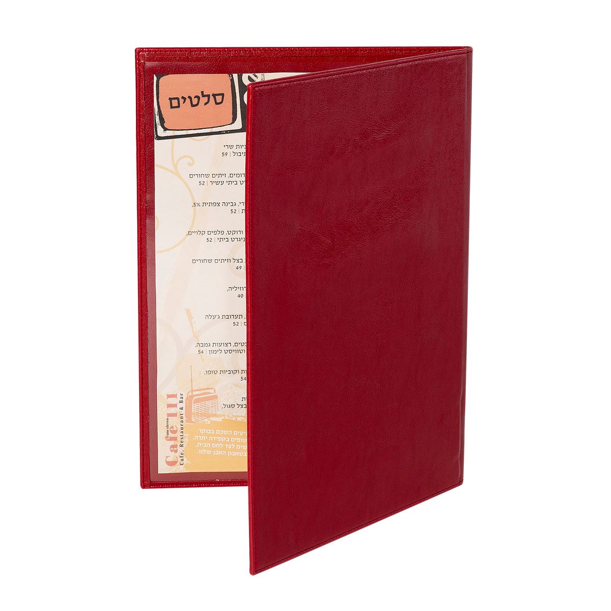 10 יח' אוגדן A4 כריכת דמוי עור 12.5998