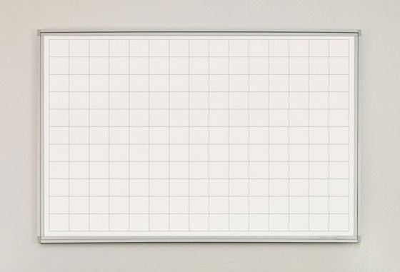 לוח איכותי מחיק ומגנטי בעיצוב משבצות אפור עדין