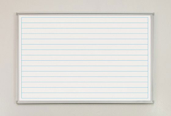 לוח איכותי מחיק ומגנטי בעיצוב שורות מחברת