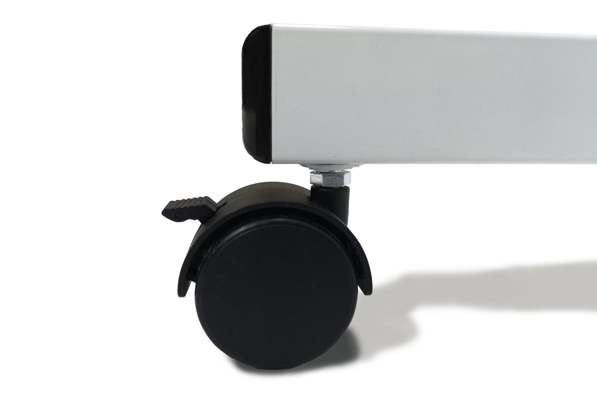 לוח נייד על גלגלים צבע לבן