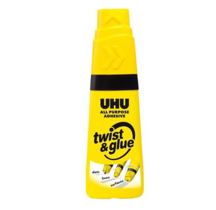 דבק נוזלי שקוף טוויסט 35 גרם UHU