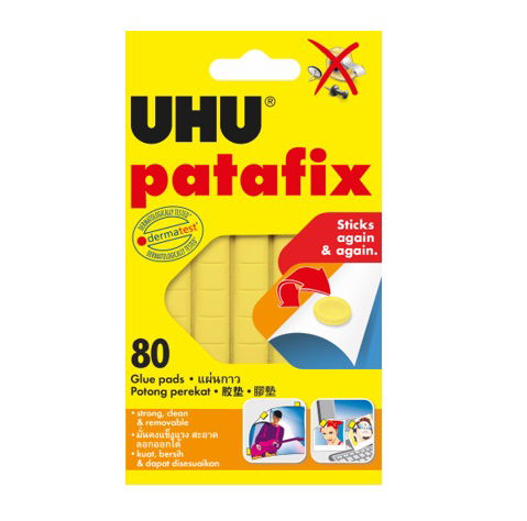 ריבועי דבק פלסטלינה PATAFIX להדבקה (סטיק טק)