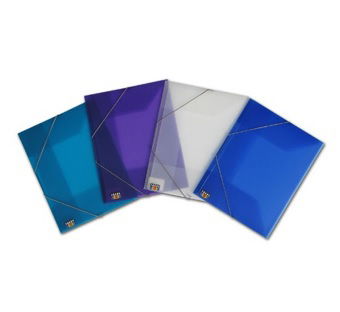 תיקיית אחסון גודל פוליו עם סגירת גומיה