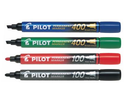 12 יח' טוש פרמננט פיילוט 100/400