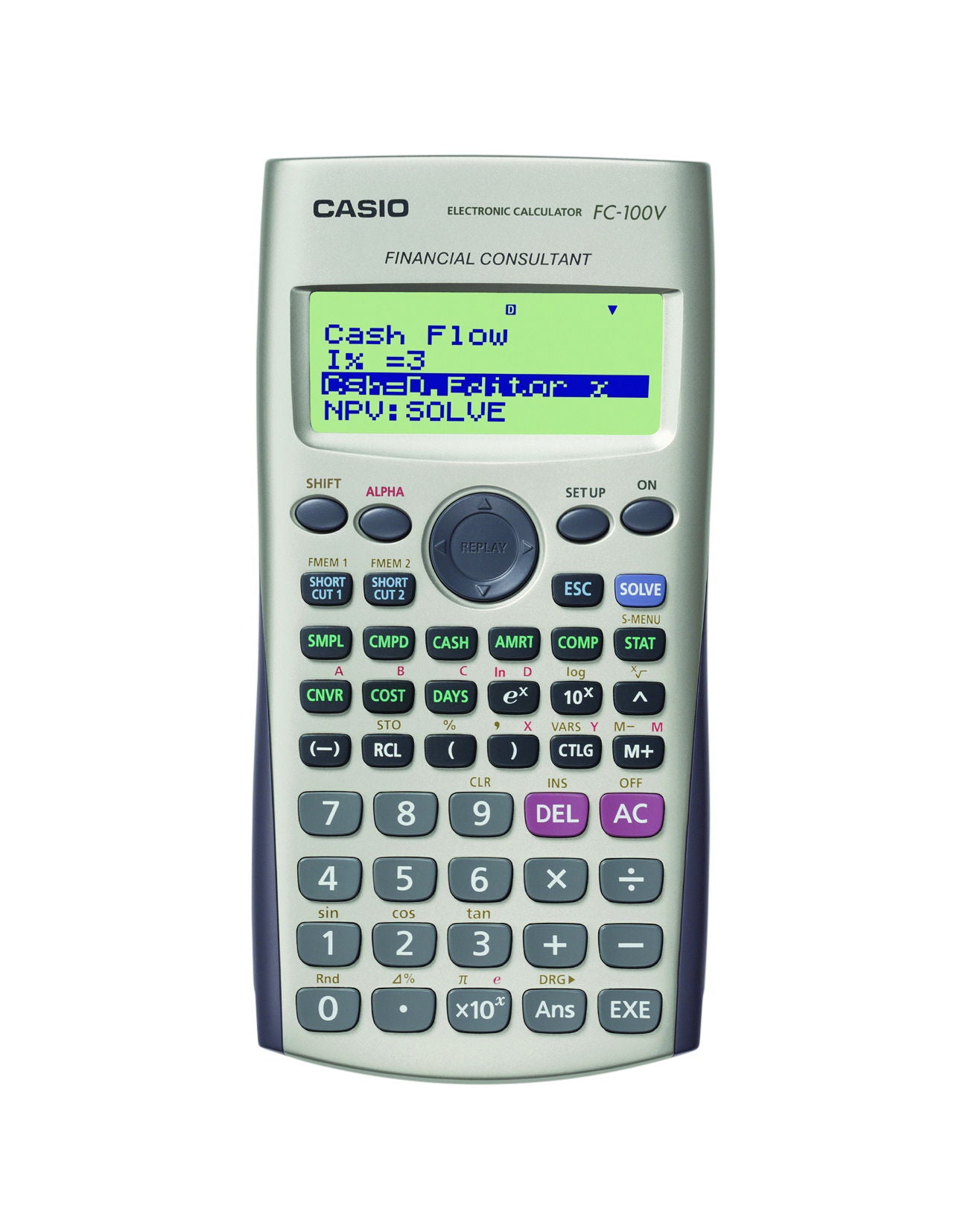 מחשבון פיננסי דגם FC-100V