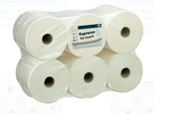 מגבות נייר נו טאצ' בגליל 6 גלילים באריזה