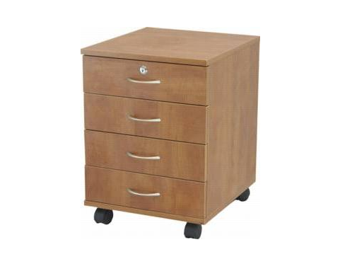 עגלה 4 מגירות ניידת