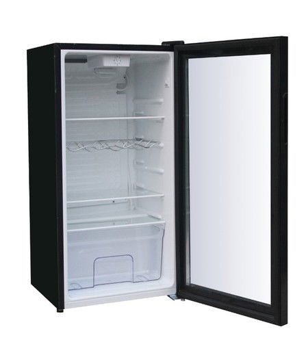 מקרר שחור דלת שקופה MASIMO MS-1301