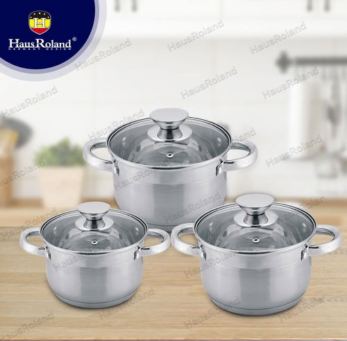 סט 3 סירים 4-HAUS ROLAND HR131