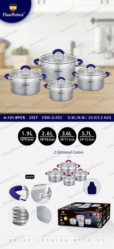 סט 4 סירים נירוסטה HAUS ROLAND A-121