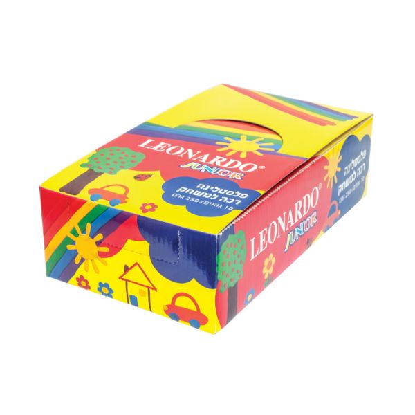 פלסטלינה 250 גרם מעורב