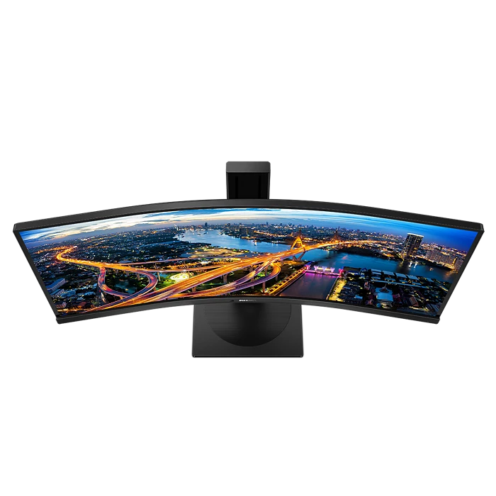 Philips 345B1C – מסך קעור אולטרה-רחב 34" עם 2K, DP ורמקולים