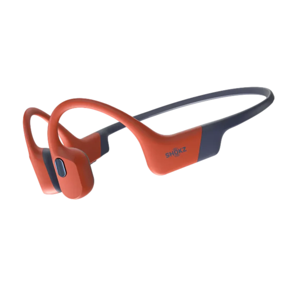 אוזניות OPENSWIM PRO בצבע אדום מבית SHOKZ