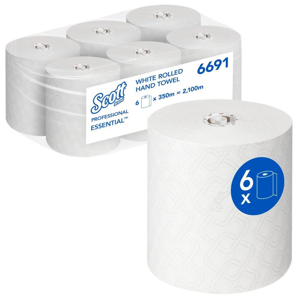 Scott Essential מגבות ידיים בגליל 6691