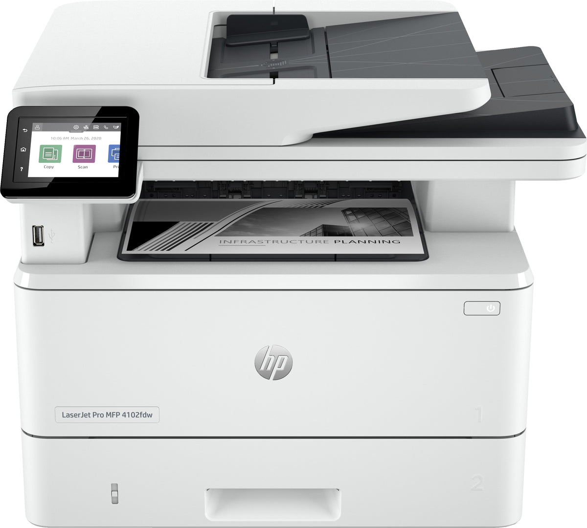 מדפסת לייזר משולבת HP LaserJet Pro MFP 4102fdw