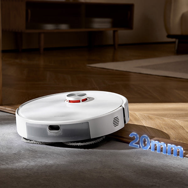 שואב שוטף רובוטי שיאומי דגם Xiaomi Robot Vacuum S40 Pro בצבע לבן