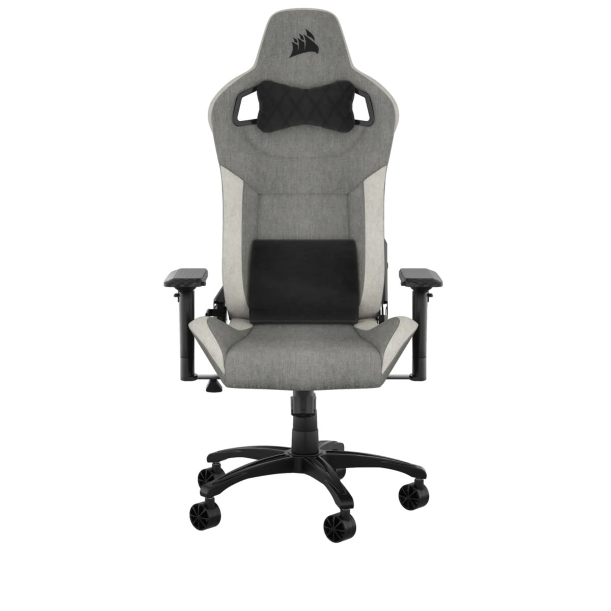 כיסא גיימינג בד CORSAIR T3 RUSH 2023 Fabric White/Grey