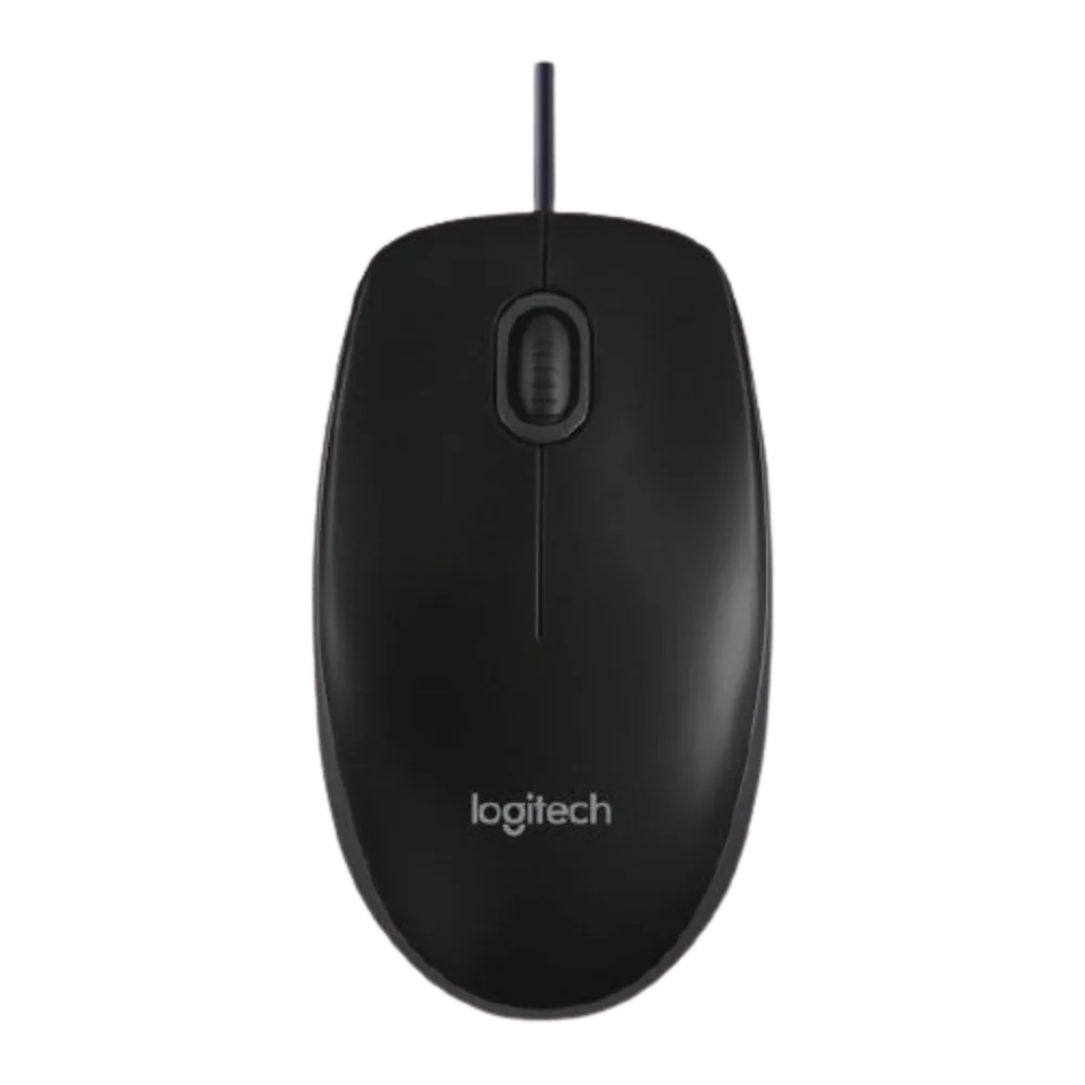 עכבר Logitech Optical USB B100