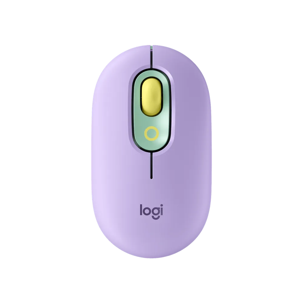 עכבר סגול,מנטה,צהוב LOGITECH POP 2.4GHZ/BT