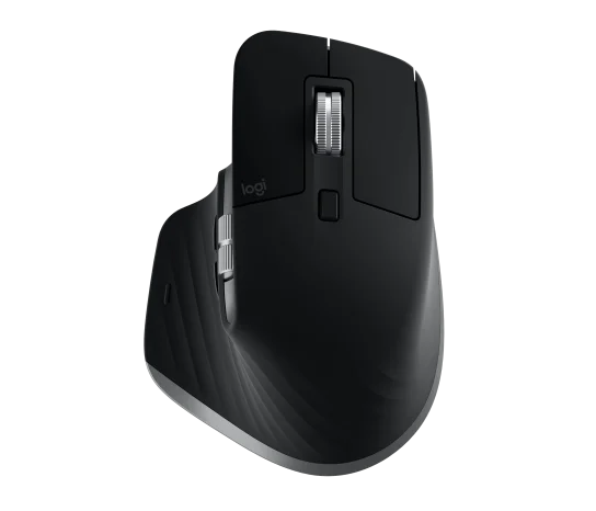 עכבר אלחוטי Logitech MX MASTER 3S FOR MAC - צבע אפור שחור