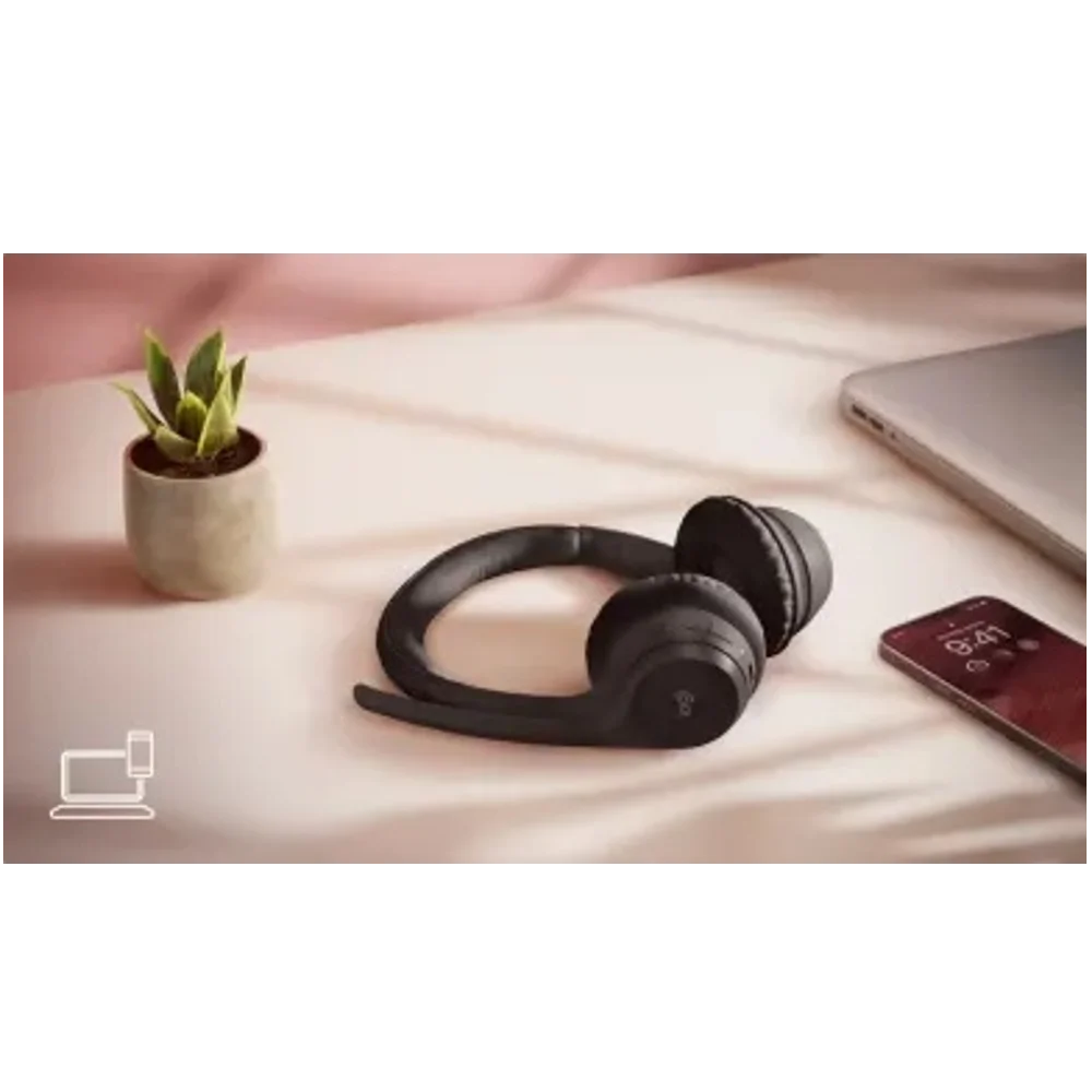 אוזניות אלחוטית ZONE 300 בצבע ROSE מבית LOGITECH