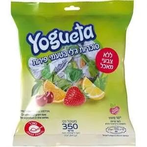 סוכריות יוגטה 350 גר