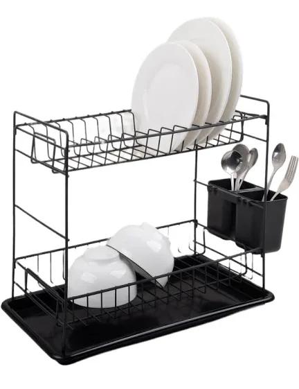 מתקן לייבוש כלים מתכת 2 קומות