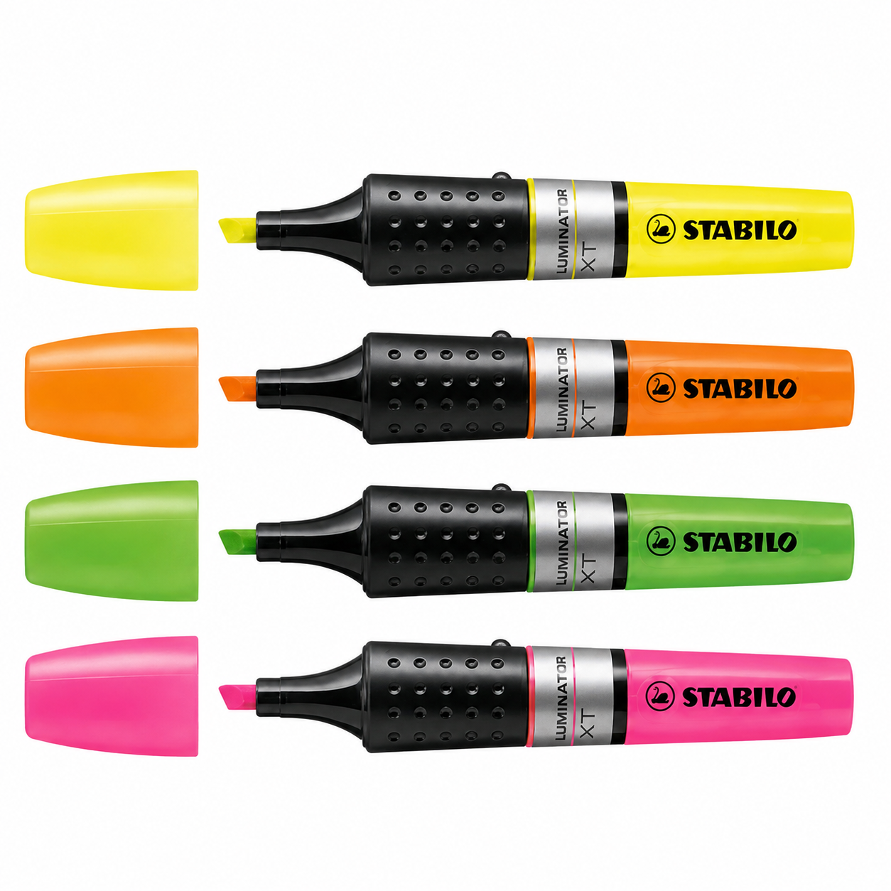 מרקרים זוהרים STABILO Luminator XT – סט 4 צבעים