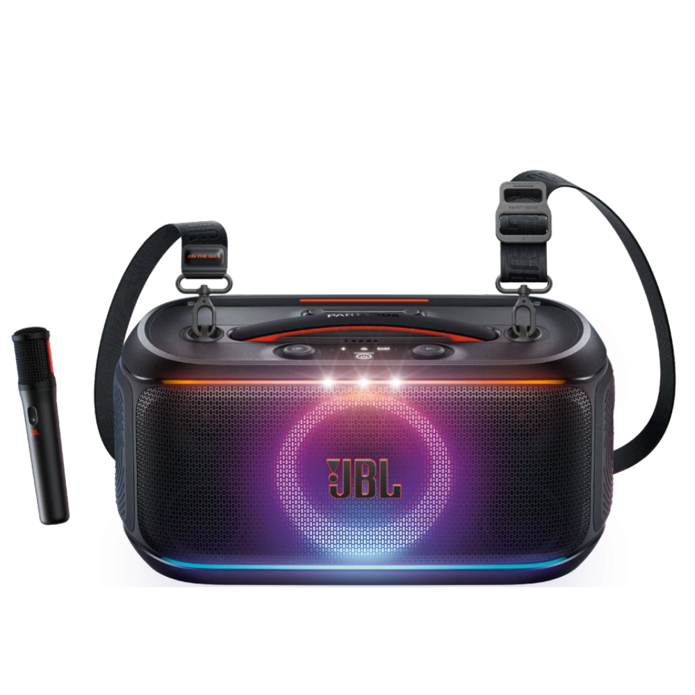 רמקול PARTYBOX ON THE GO 2 JBL כולל מיקרופון