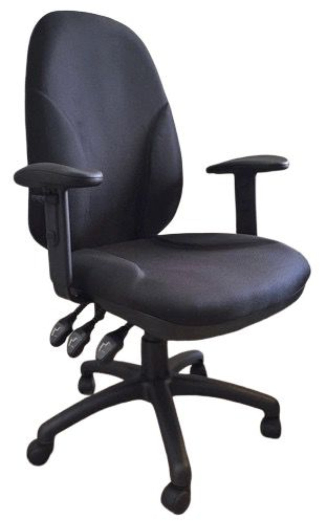 כיסא מזכירה דגם ורטיגו בצבע שחור 3 מצבי הטייה