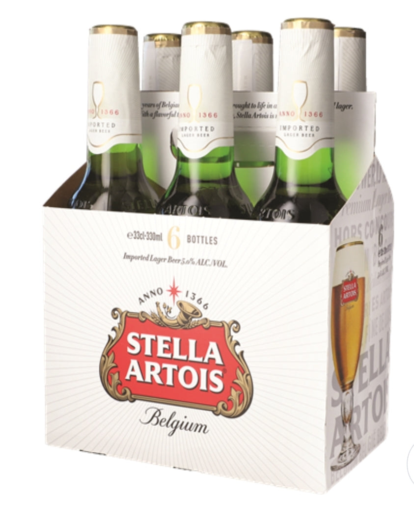 בירה סטלה 330 מ"ל 24 יח 4 שישיות
